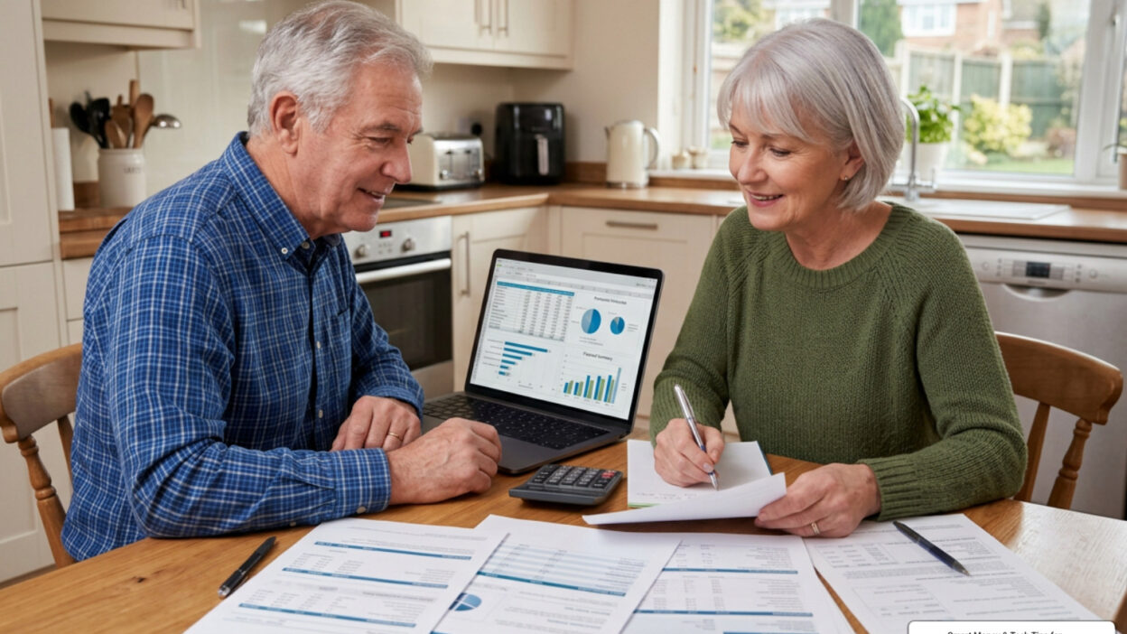 full retirement age senior couple planning retirement finances