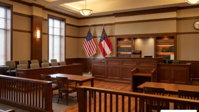 Georgia civil courtroom and legal statutes
